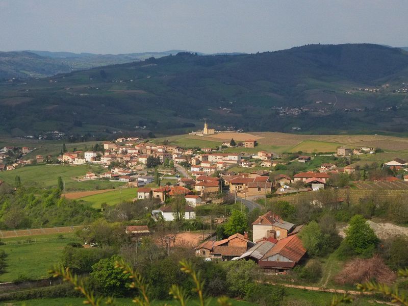 View from village of the countryside